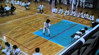 【中京大学】2015東海学生大会　単独演武女子段外の部　優勝　青木