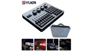 YUER™️ New Stage Lighting DMX Controller Mini Command Wing