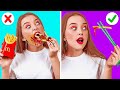 YUMMY FAST FOOD HACKS || Smart Ways To Eat Your Favorite Food