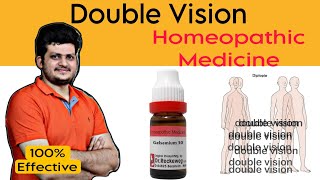 Diplopia | Homeopathic medicine for Double Vision | How to use | 100% Effective |