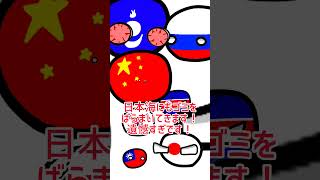 騒がしい東アジア💀 #countryballs #ポーランドボール #polandball #shorts #ブラックジョーク ？