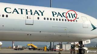 Huge spelling mistake on Cathay Pacific plane