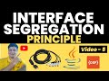 Interface Segregation Principle Tutorial with Java Coding Example for Beginners