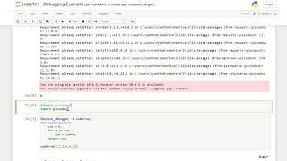 Debugging Python Visually in Jupyter Notebook (With pixiedust)