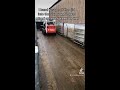 bobcat cleans cattle handling system with tyre scraper🤭👏🏻 cleaner farmer farming machinery