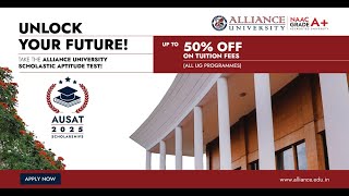 UG Scholarships 2025 | AUSAT | Alliance University