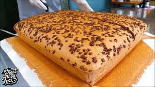 Chocolate Giant Castella Cake - Korean Street Food | Street Food Fest