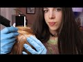ASMR | Extremely Satisfying Dandruff Removal & Scalp Check (w/ Bad results)