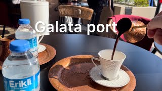 طريقة الوصول الي Galata port