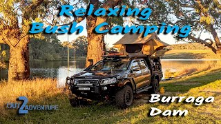 Aussie Bush Sounds - Burraga Dam - Free Camping - ASMR - Relaxing Rooftop Tent Camping