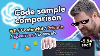 Code sample comparison - ChatGPT / Headless CMS