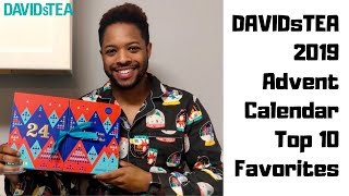 My Top 10 Favorite Teas in the DAVIDsTEA 2019 Tea Advent Calendar - Flavors, Ingredients, Blends