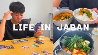 [Vlog] Daily life in Japan 🇯🇵, The day I tried Korean cooking with a new pot