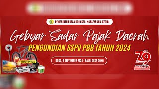 LIVE GEBYAR SADAR PAJAK DAERAH PENGUNDIAN SSPD PBB TAHUN 2024 #Musdus #RPJMDesa #UndianHadiahPajak