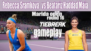 Rebecca Sramkova   vs Beatariz Haddad Maia   (R16)   Merida Open (27/02/2025) 🎮 gameplay Tiebreaker