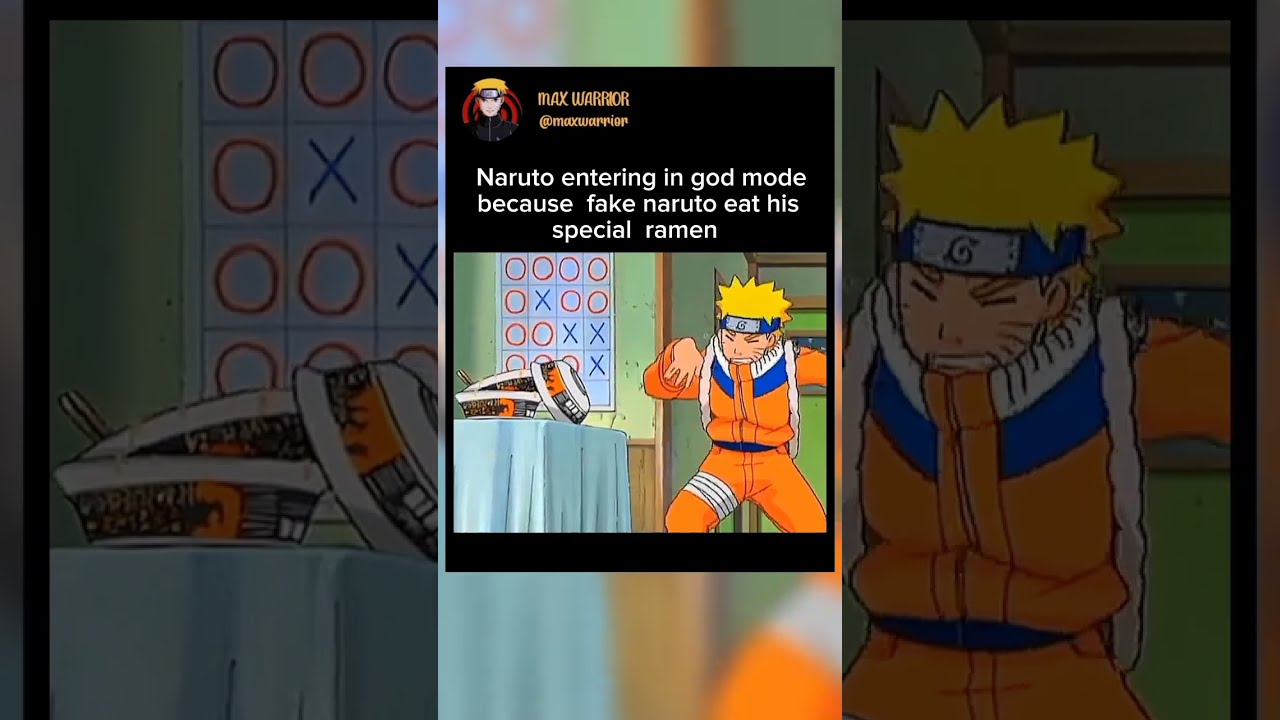 Naruto Entering God Mode #ramen #naruto - YouTube