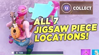 quotSearch Jigsaw Puzzle Pieces Under Bridges And In Cavesquot ALL 7 LOCATIONS Fortnite Week 8 Season 8