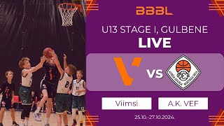 KK Viimsi 2012 vs A.Kraukla VEF 2012 | BBBL Boys U13