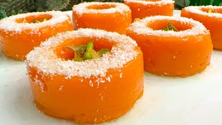 ✅Carrot delight recipe| carrot sweets| soft and chewy carrot sweet