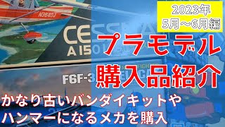 ほとんど飛行機ですが恒例のイデオンキットや問題児キットシリーズも！プラモデル購入品紹介23年5月～6月編です！【購入品紹介】