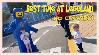 Best Time at Legoland | At the Park with No Crowds and No Lines in January