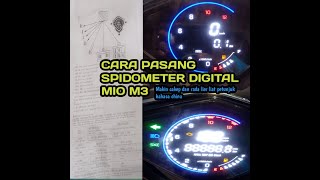 CARA PASANG SPIDOMETR DIGITAL MIO M3