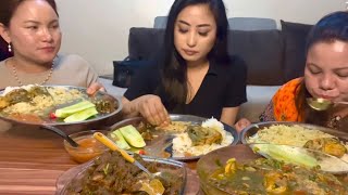 |माछा को झोल|पिरो बफको करी |दीदी बैनी |Mukbang|@sherpachannel85