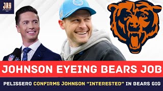 Tom Pelissero CONFIRMS Ben Johnson is “INTERESTED” IN BEARS Head Coach Job. Bears News \u0026 Updates