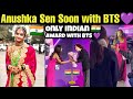 Anushka Sen 🇮🇳 Soon with BTS 💜 Biggest Award Recieved by Anushka Sen in Korea 🇰🇷 #bts #anushkasen #v