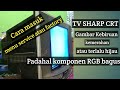 Cara Setting Menu Factory TV Sharp CRT Bagian Warna