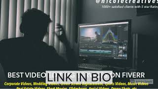 I will do professional video editing for you and post production