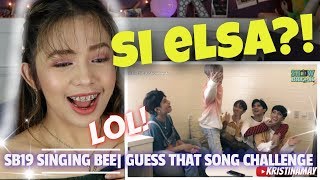 REACTION to SB19 Singing Bee | Guess that Song Challenge