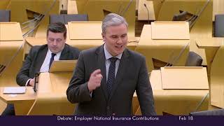 Scottish Government Debate: Employer National Insurance Contributions - 18 February 2025