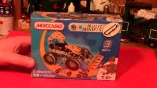 MECCANO MULTIMODELS 3 MODEL SET \u0026 JCB BUILD