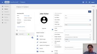 HID Visitor Manager – Visitor Check-In
