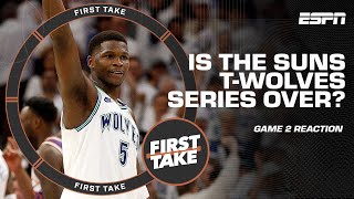 Stephen A. IMPRESSED with Timberwolves 'I THINK THE SERIES IS OVER!' 😳 Suns OUTMATCHED | First Take