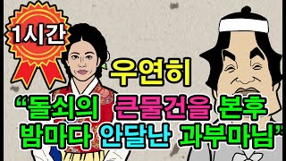 조선시대야담.술에잔뜩취해 머슴의방으로 잘못들어간.과부마님의구멍.1시간몰아보기[야담/민담/전설/설화/옛날이야기]