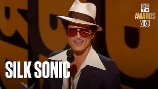Bruno Mars & Anderson .Paak Win Album Of The Year For Silk Sonic's Iconic Debut! | BET Awards '23