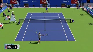 Andrey Rublev vs Gaël Monfils ATP New York /AO.Tennis 2 |Online 23 [1080x60 fps] Gameplay PC