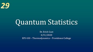 Quantum Statistics