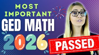 GED Math 2026 - Pass the GED Math Test with EASE
