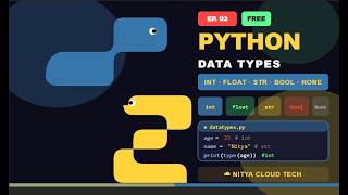 Python Data Types Intro – Ep 3: Data Types In Python Explained | Nitya Cloud Tech