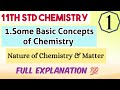 11th std Chemistry Lesson 1 Some Basic Concepts of Chemistry Part 1 Class 11 Chemistry Chapter 1