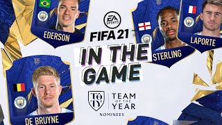 DE BRUYNE, STERLING, EDERSON, LAPORTE IN TOTY | IN THE GAME | MAN CITY