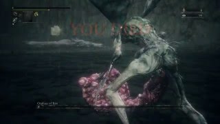 Bloodborne - Rakuyo, Burial Blade vs Orphan of Kos (NG+7, No Damage)