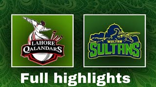 lahore qalandars vs multan sultans highlights 2023 | Lahore vs multan #psl8 #hblpsl