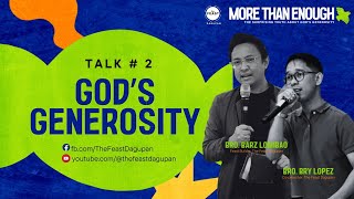 MORE THAN ENOUGH | Talk 2: God's Generosity | The Feast Dagupan