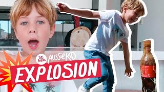 Aussie Kid's Coca Cola & Mentos Science Experiment for children! Easy DIY Science Experiments