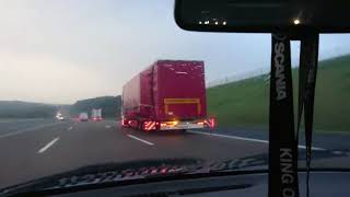 Schwertransport mit Jörg seinem Scania Streamline 520 / V8