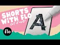 How To Make a Paper Cut Out A in PROCREATE #shorts